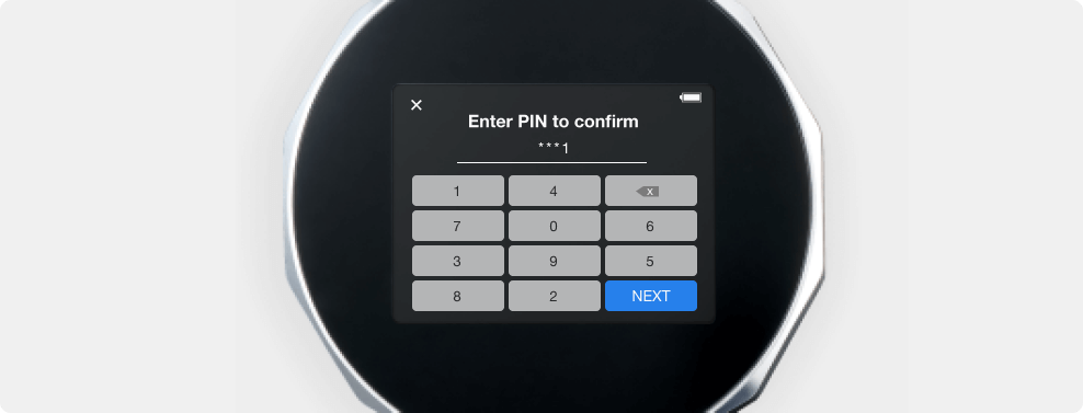 Create your Hidden Wallet PIN